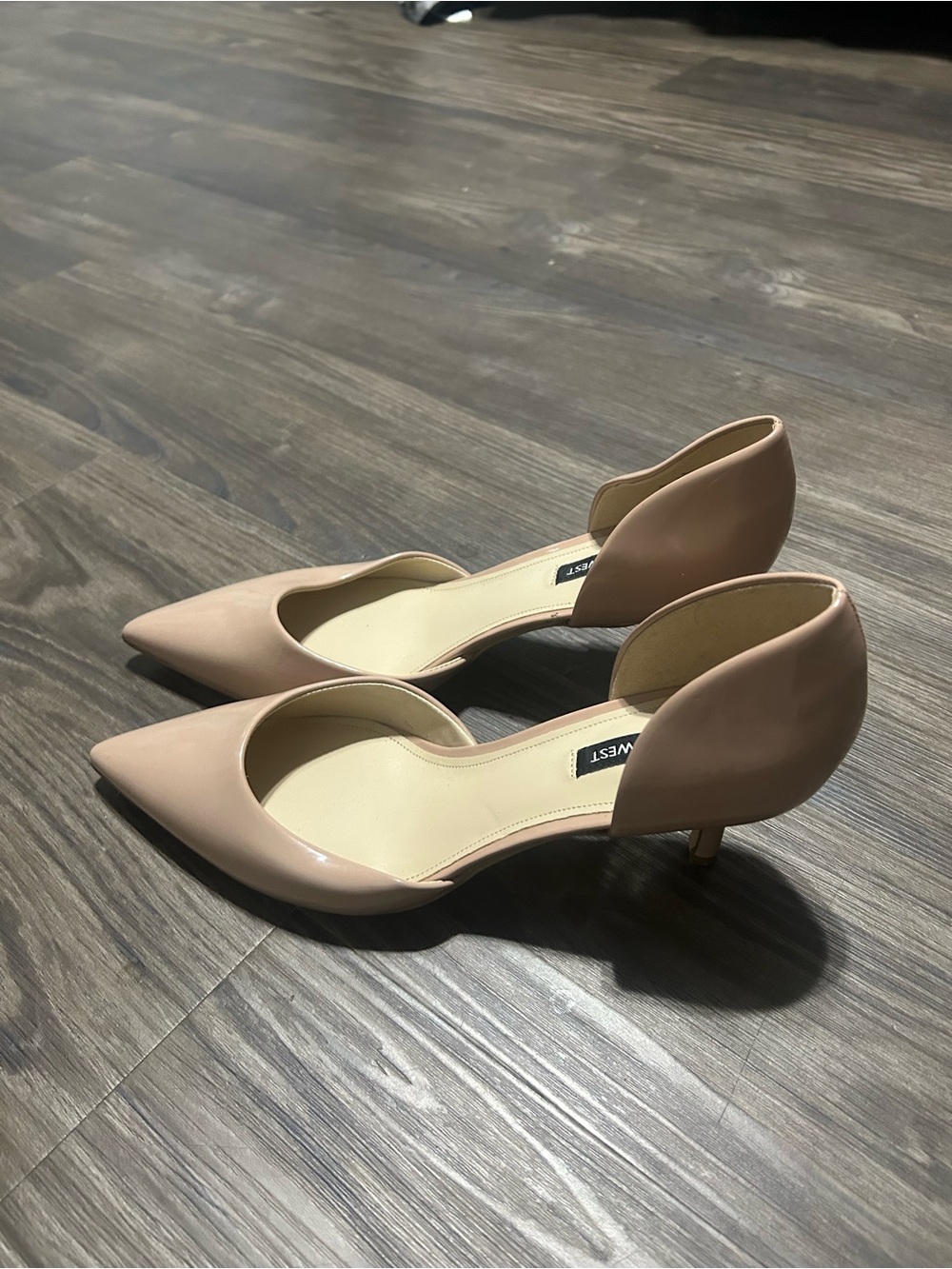 Nine West Blush Nude Pointed-Toe Pumps - Picture 3 of 3